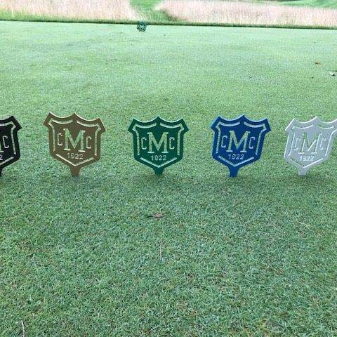 Golf Tee Markers After Restoration