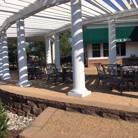 Photo Of Restored Patio Tables And Chairs At Colonial Heritage