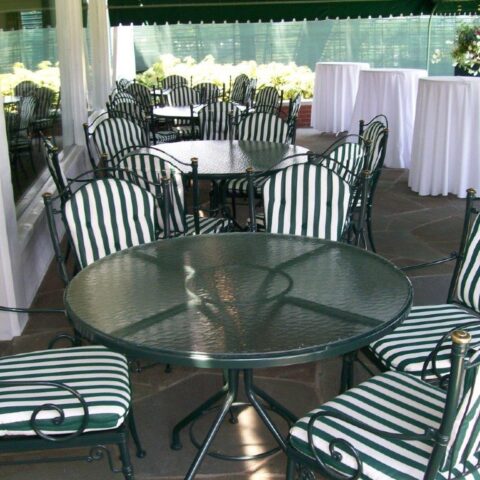 Photo Of Restored Patio Tables And Chairs At Oakmont Country Club