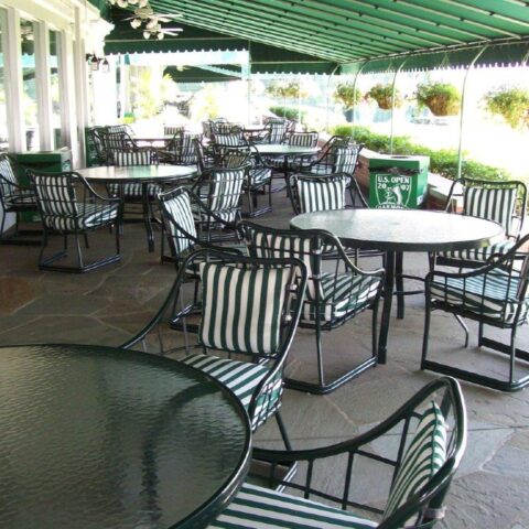 Photo Of Restored Patio Tables And Chairs At Oakmont Country Club